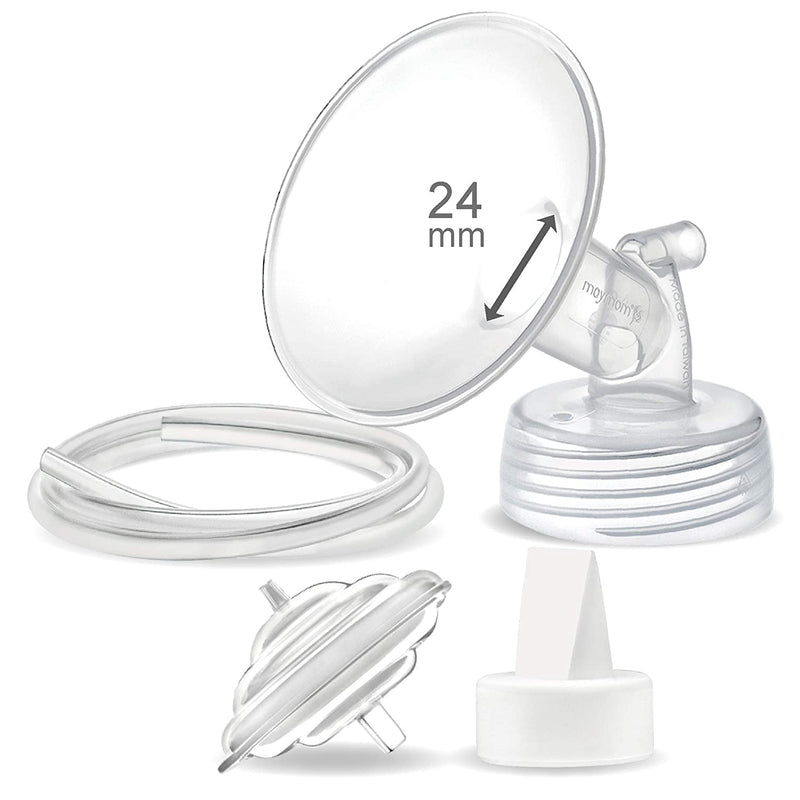 Breast Pump Parts | Maymom Replacement Set for Spectra breast pump For Wide Mouth Bottle (Single Sided) | Mamagoose | Part/Accessory for Spectra