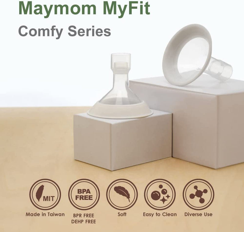 Breast Pump Parts | Maymom MyFit Comfy Breast Shield for Spectra Medela Swing PISA Swing Maxi Freestyle Sonata Breast Pump | Mamagoose | Part/Accessory for Medela
