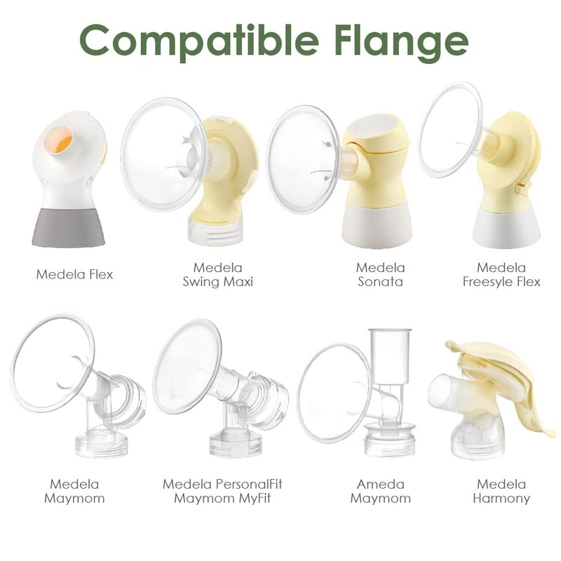 Breast Pump Parts | Maymom Adapter for Medela Flex PersonalFit PISA Freestyle Breast Pump Pigeon Bottle | Mamagoose | Part/Accessory for Medela