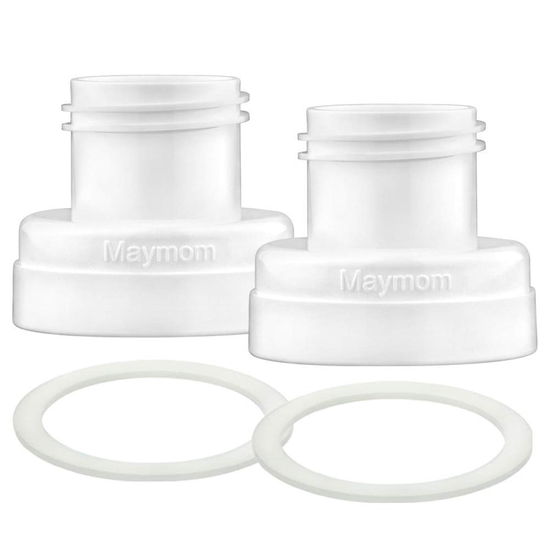 Breast Pump Parts | Maymom Adapter for Medela PersonalFit Flex and Sonata Breast Pump with wide mouth bottle | Mamagoose | Part/Accessory for Medela