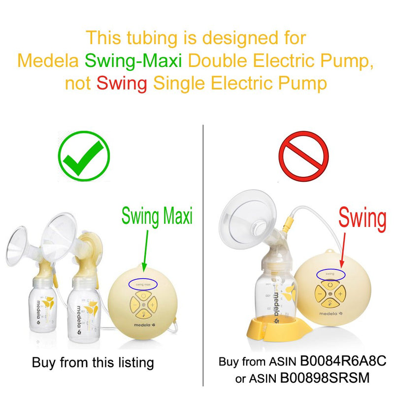 Breast Pump Parts | Maymom Tubing for Medela Swing Maxi breast pump | Mamagoose | Part/Accessory for Medela