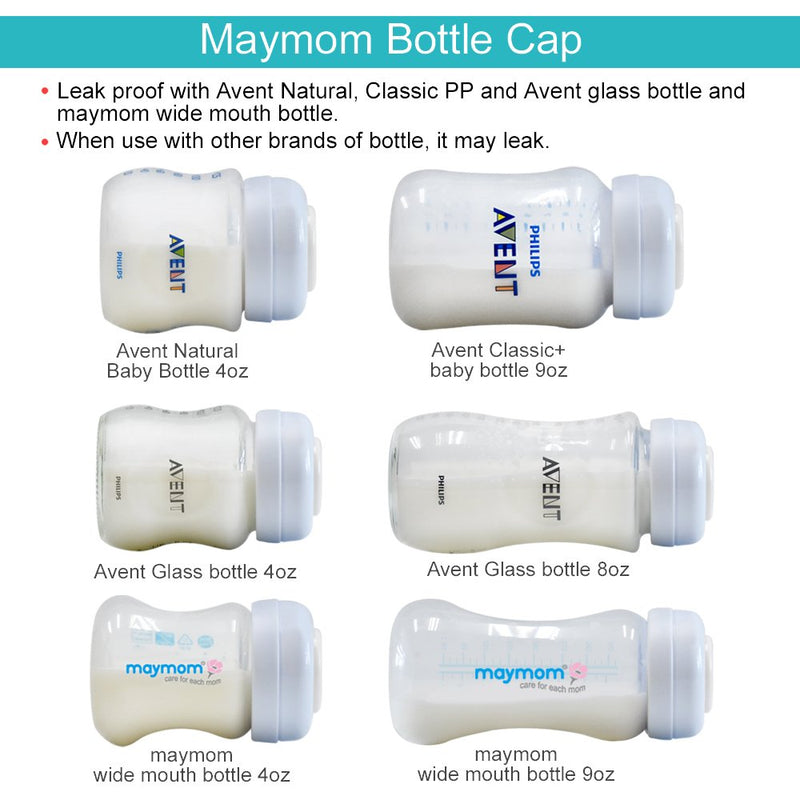 Breast Pump Parts | Maymom Wide Mouth Breast Milk Storage Bottle | Mamagoose | Part/Accessory for Spectra