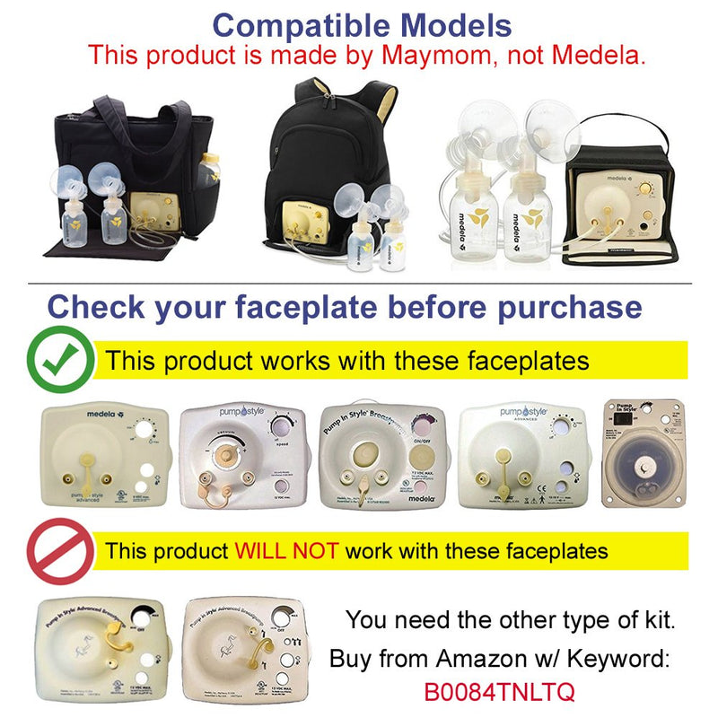 Breast Pump Parts | Maymom replacement set for Medela Pump In Style Advance (PISA) Breast Pump | Mamagoose | Part/Accessory for Medela