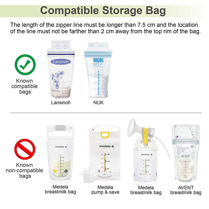 Breast Pump Parts | Maymom Milk Storage Bag Adapter for Lansinoh Pigeon Breast pump | Mamagoose | Part/Accessory for Pigeon
