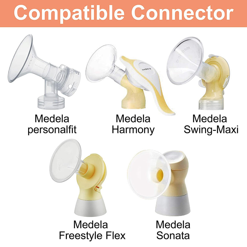 Breast Pump Parts | Maymom MyFit Breast Shield for Spectra Medela Swing PISA Swing Maxi Freestyle Sonata Breast Pump | Mamagoose | Part/Accessory for Medela