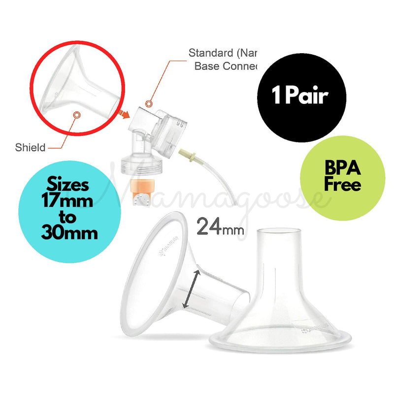 Breast Pump Parts | Maymom MyFit Breast Shield for Spectra Medela Swing PISA Swing Maxi Freestyle Sonata Breast Pump | Mamagoose | Part/Accessory for Medela