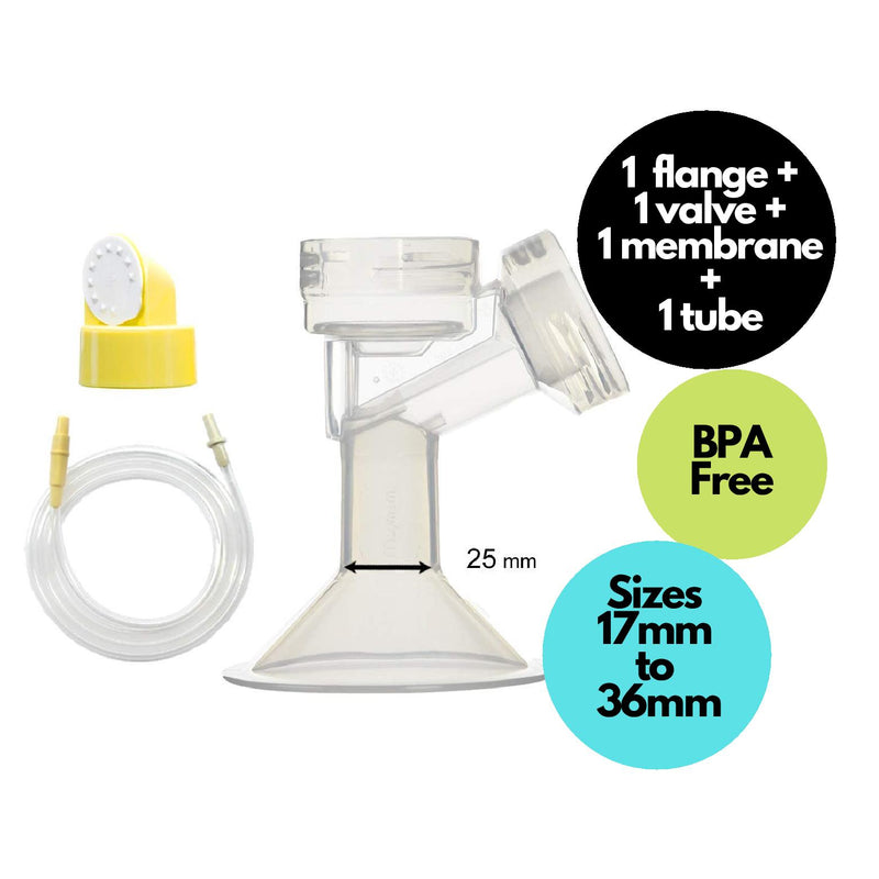 Breast Pump Parts | Replacement set for Medela Swing (single-sided) Breast Pump | Mamagoose | Part/Accessory for Medela